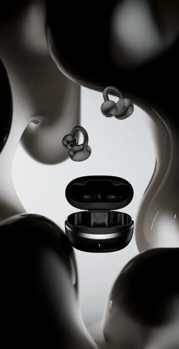 Green Lion Sonix Clip On Earbuds - Black – image 4