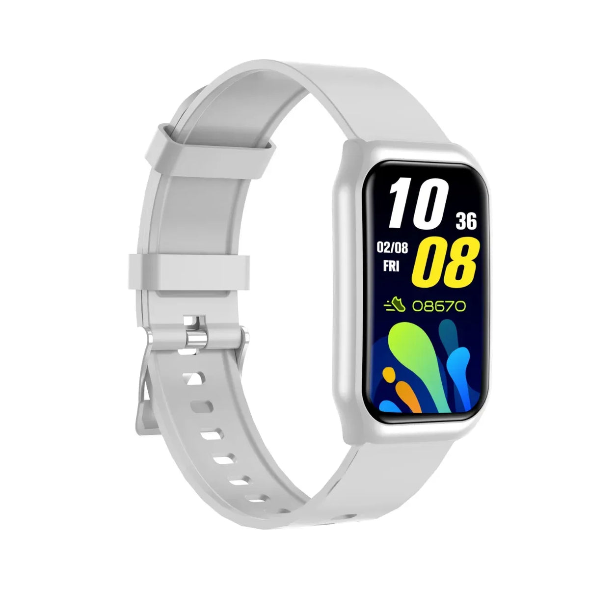 Green Lion Track Fit Smart Watch - Silver – image 3