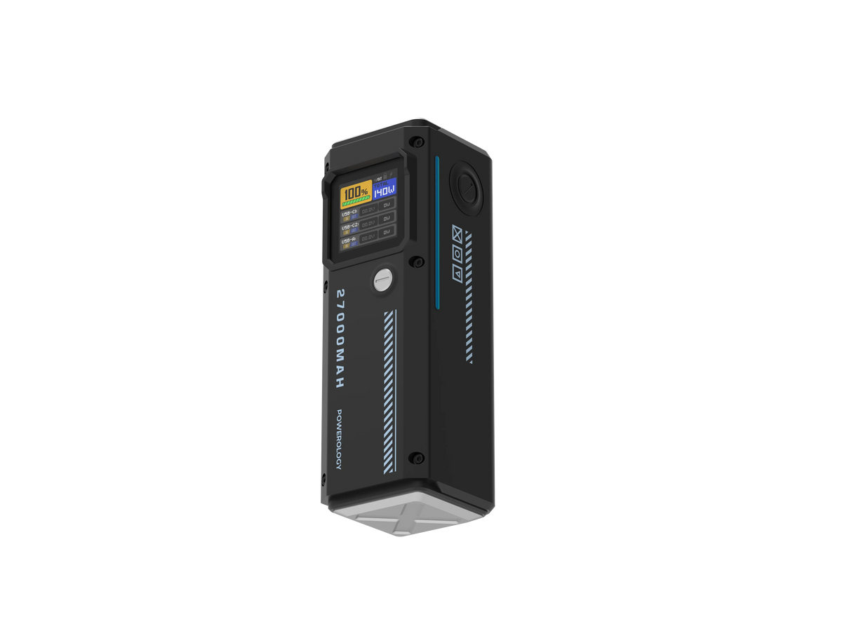 Powerology 27000mAh Smart Display Power Bank Black – image 8