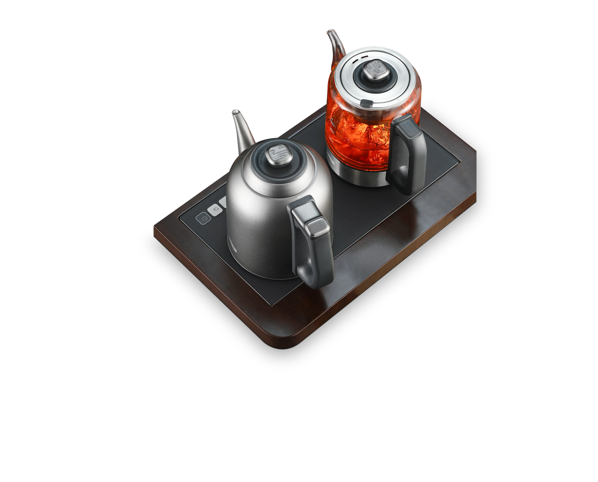 LePresso Aurabrew Tea Brewer and Water Boiler with Interactive Panel Gray – image 2