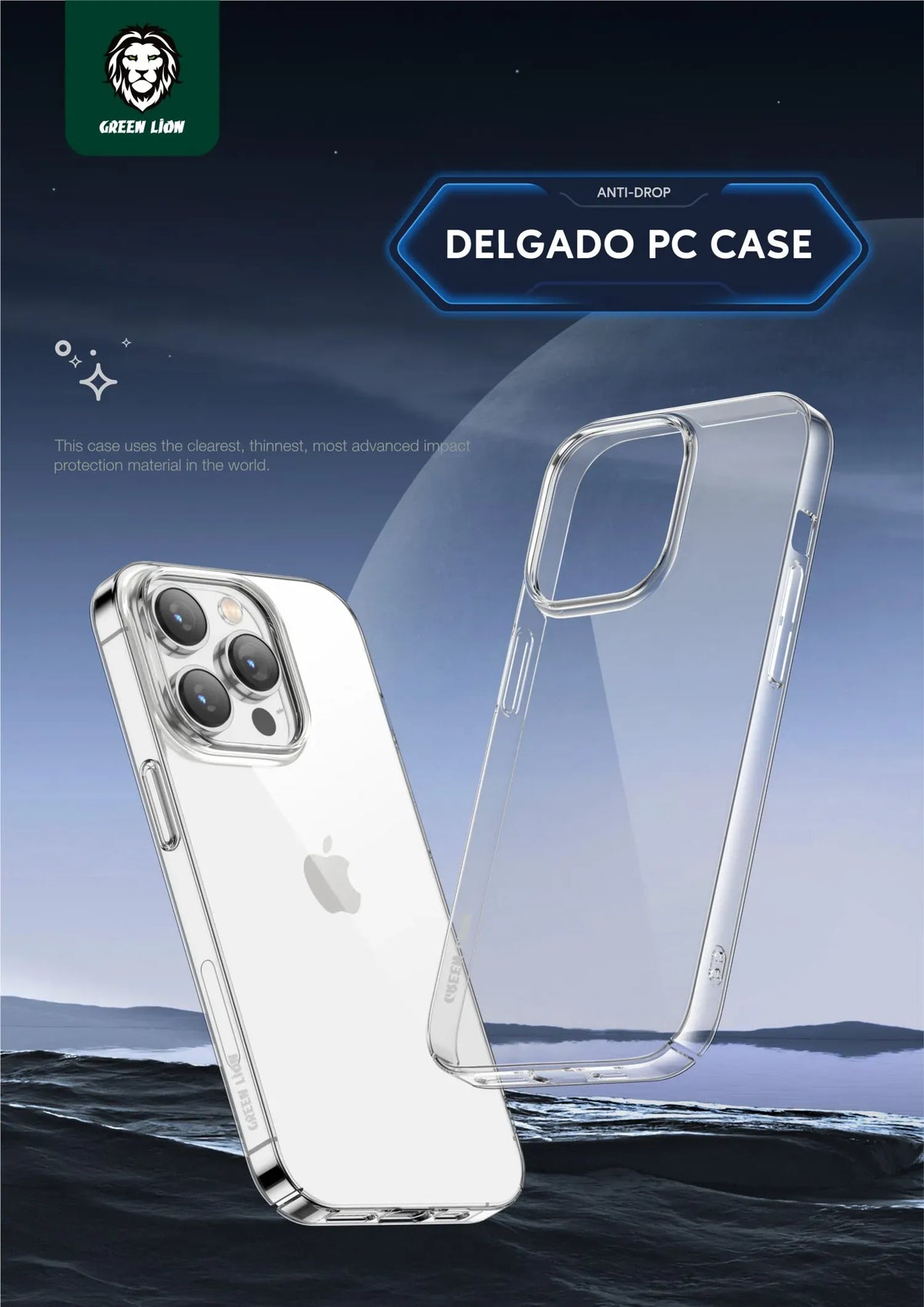 Green Lion Delgado PCCase - Clear – image 7
