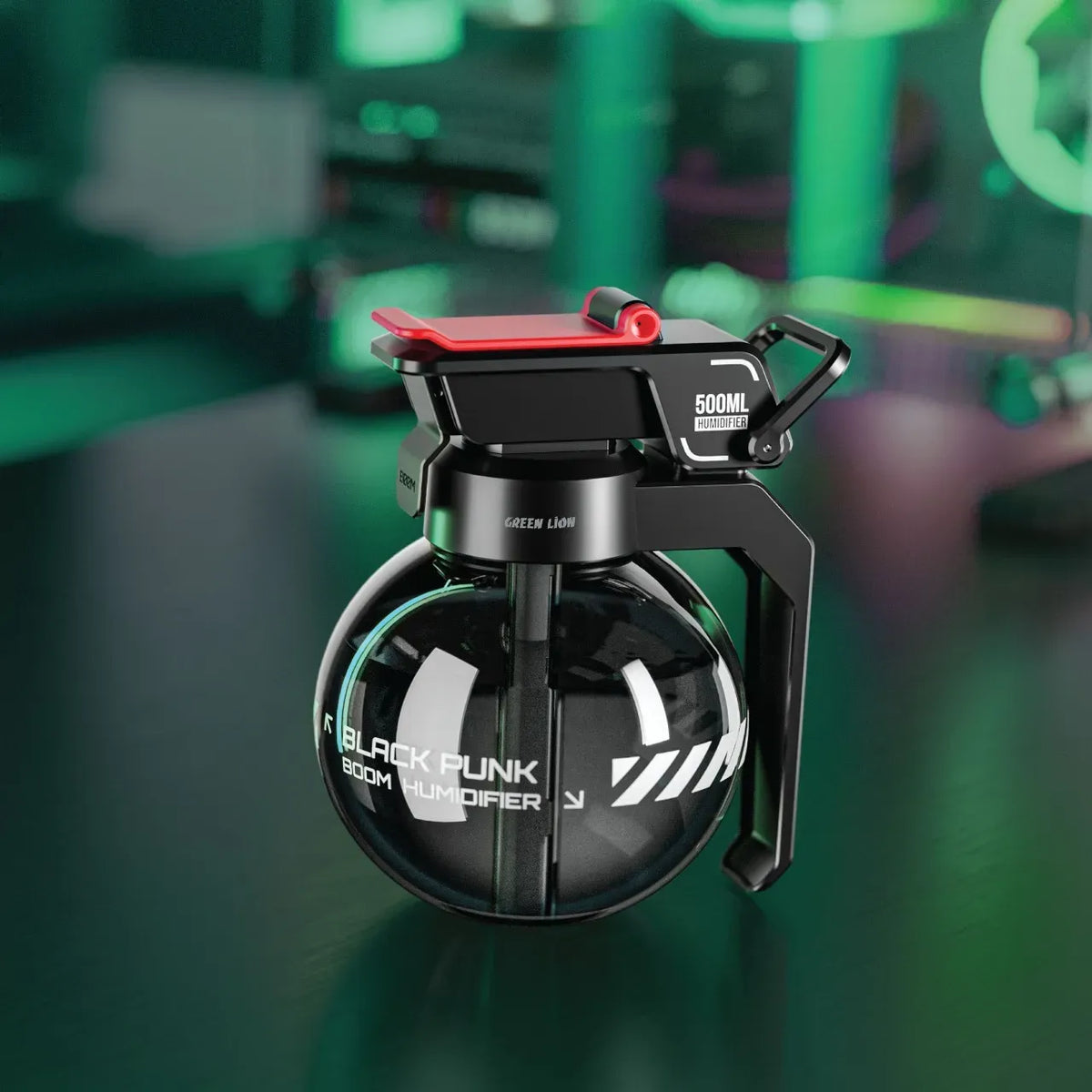 Green Lion Grenade Humidifier 500ml Black – image 3