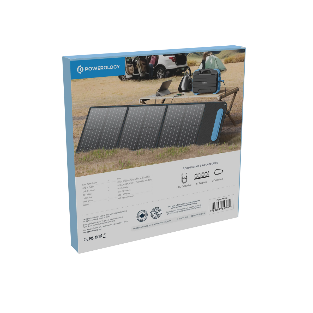 Powerology 60w Mono Crystalline Solar Panel Black – image 19