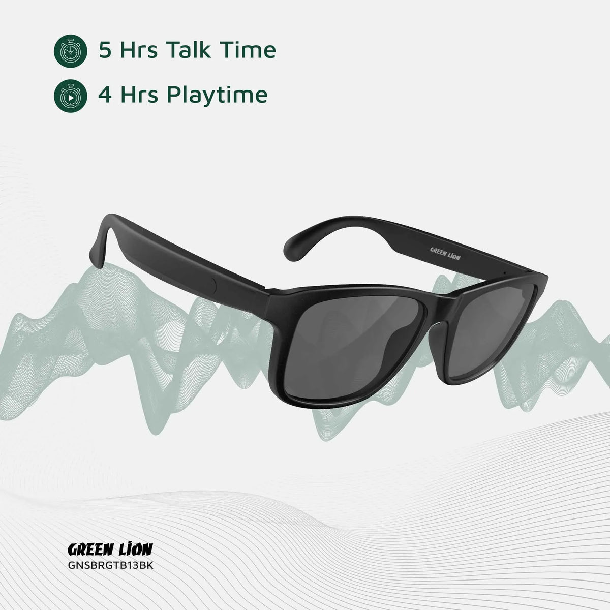 Green Lion Sydney Smart Glasses Black – image 12