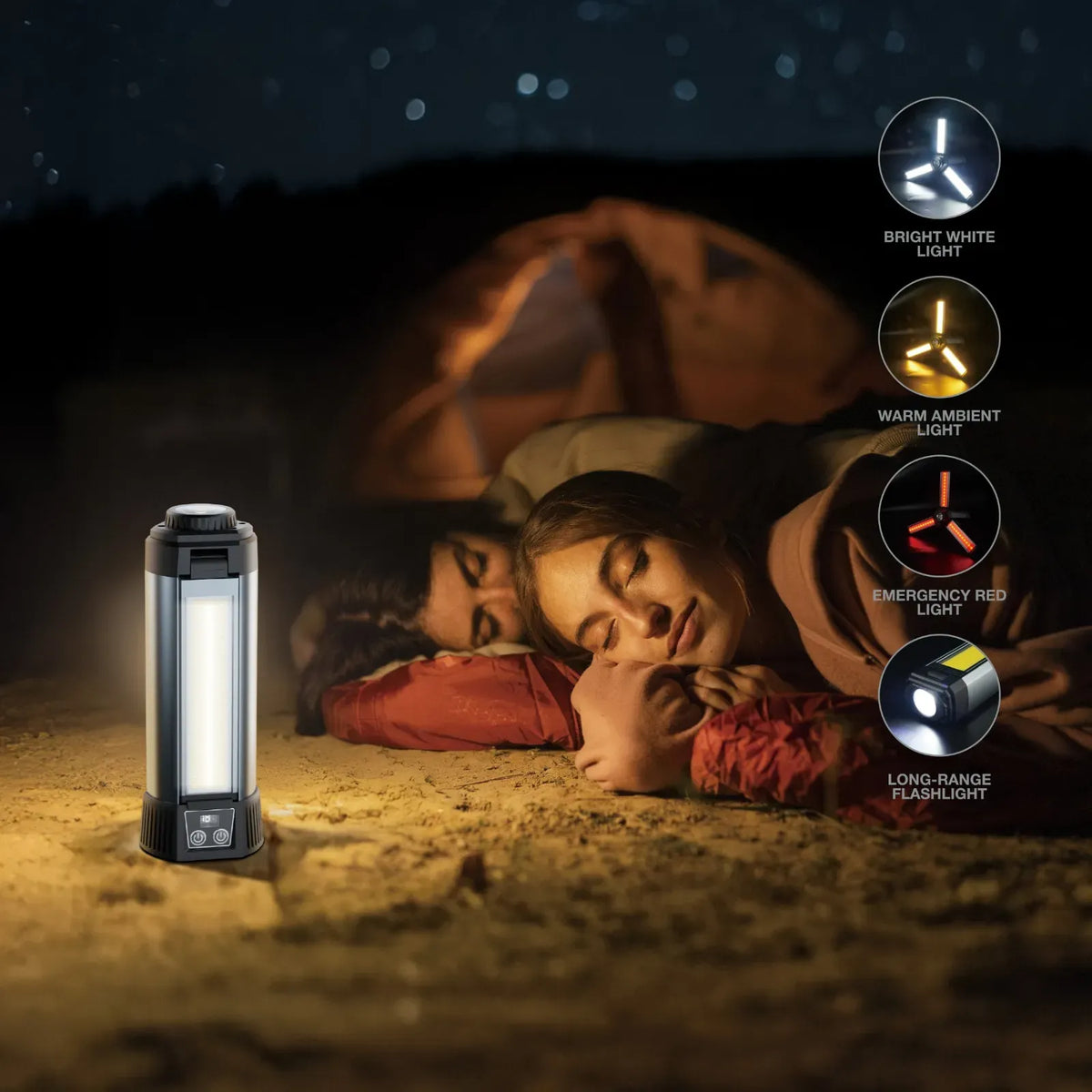 Green Lion Trio Beam Lite Tripod Camping Light Black – image 4
