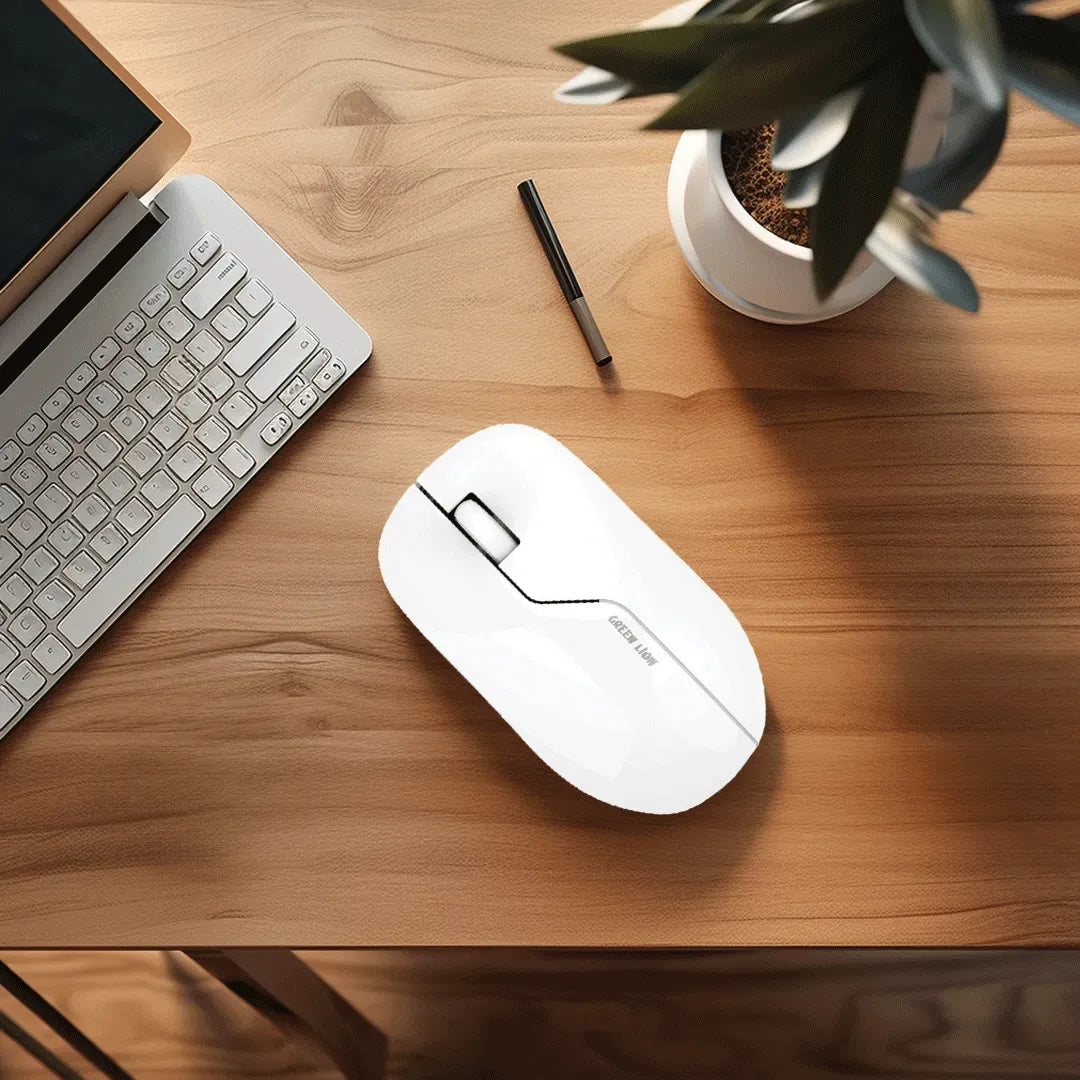 Green Lion G 730 Wireless Mouse - White – image 3