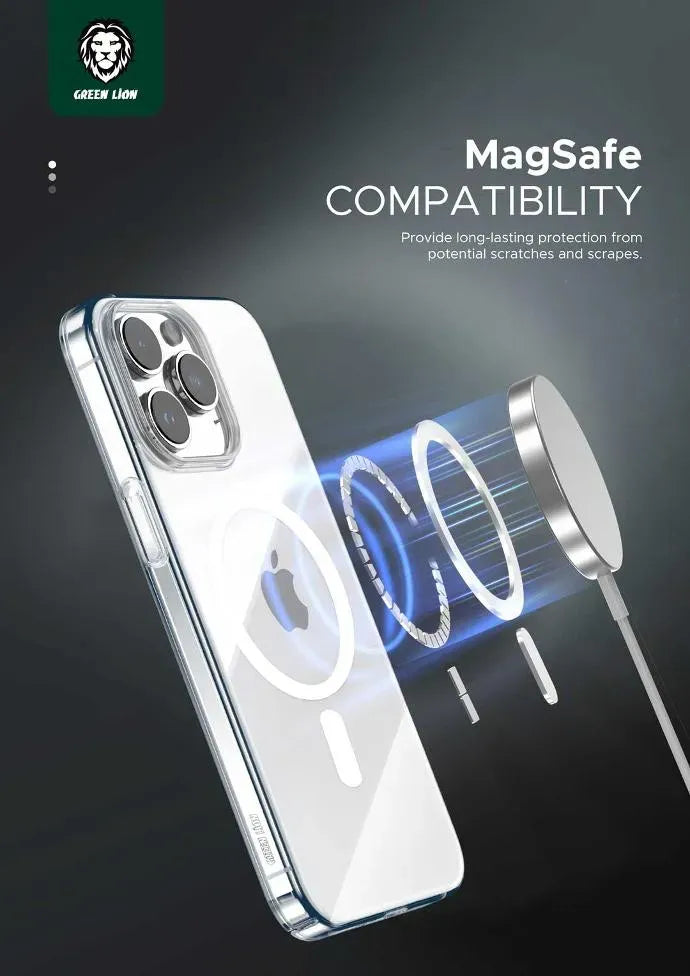 Green Lion Mag Safe Delgado Case - Clear – image 2
