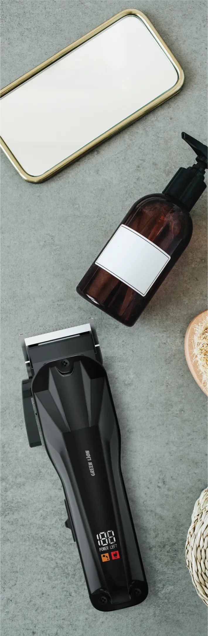 Green Lion Clip Pro Professional Hair Clipper Black – image 5