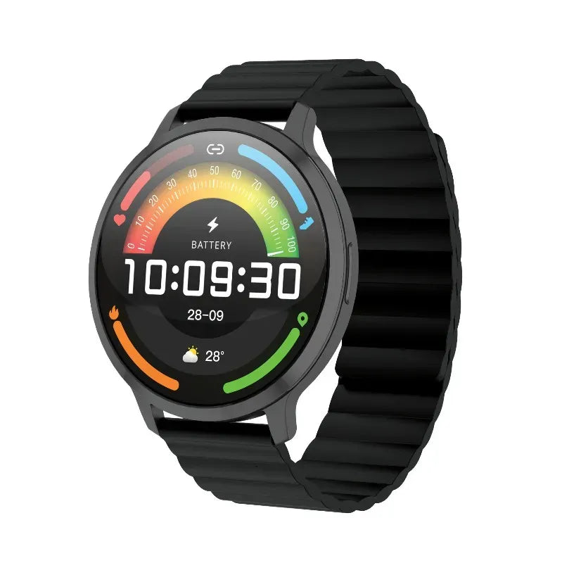 Powerology Aura Smart Watch 1.73" Display - Black – image 3