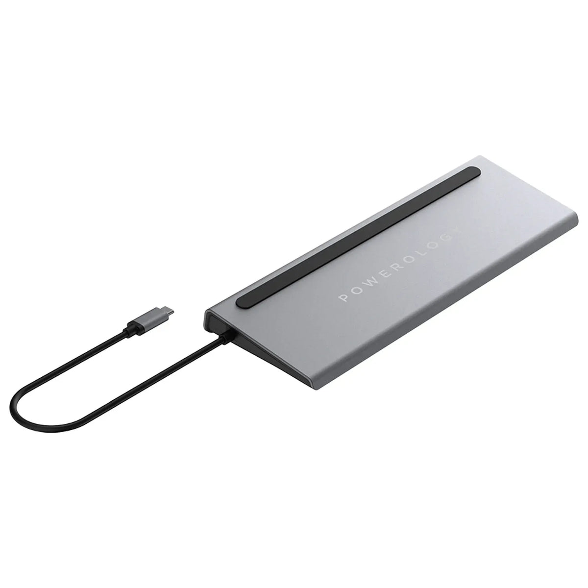Powerology 11 in 1 Multi-Display USB-C Hub &Laptop Stand - Grey – image 3