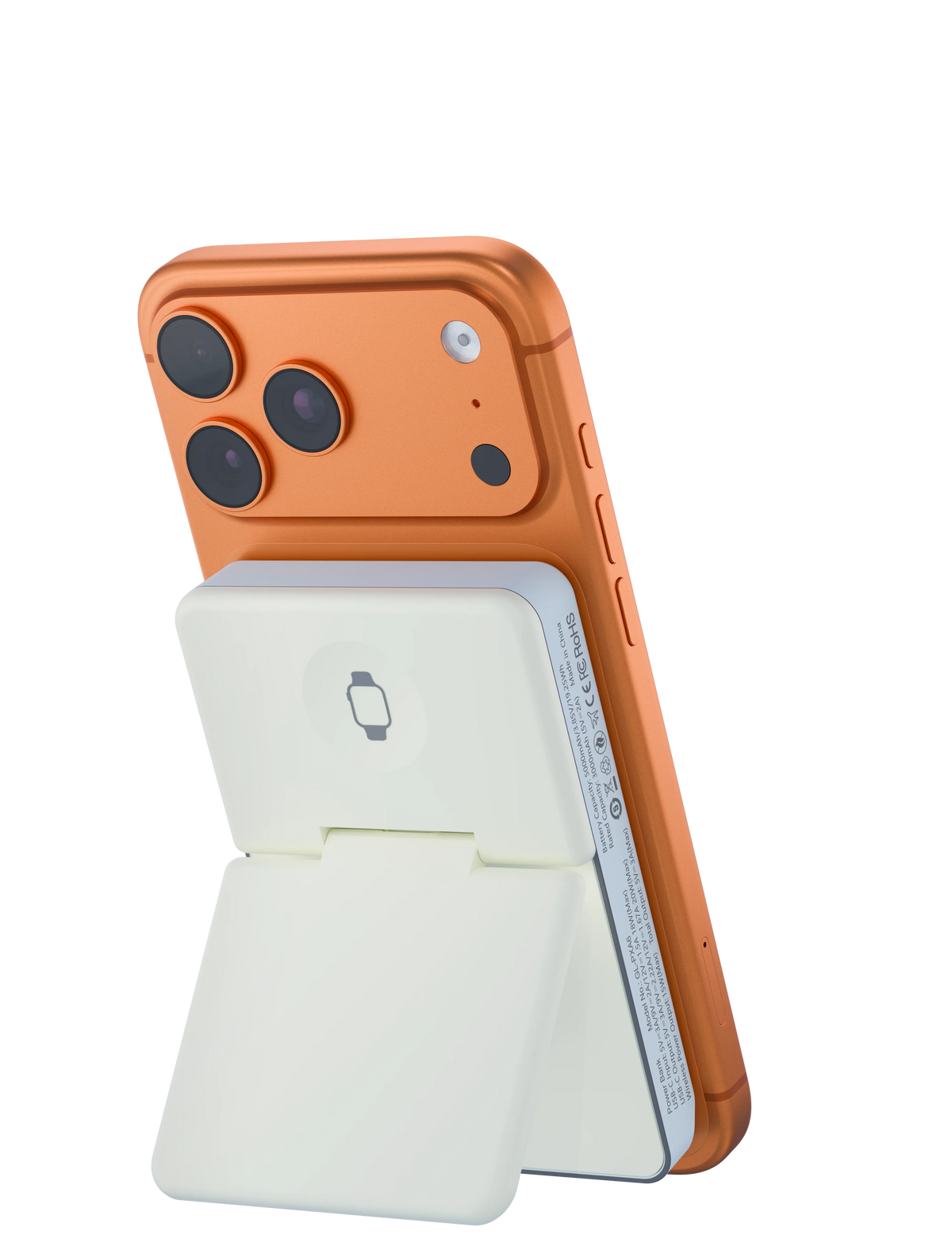 Green Lion MIRRORMAG 5000 m Ah Power Bank - White – image 1