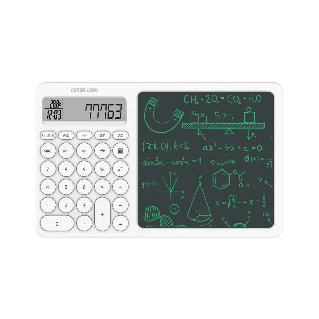 Green Lion Calcwrite Pro Calculator Writing Pad Combo White – image 11