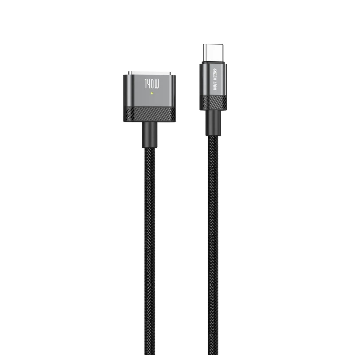 Green Lion USB C to MagSafe 3 Magnetic Charging Cable Black – image 2