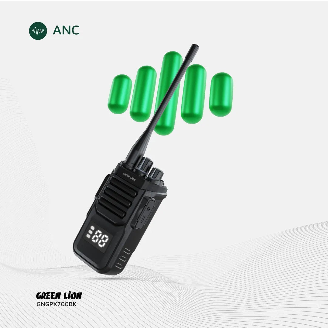 Green Lion Gpx700 Walkie Talkie Black – image 14