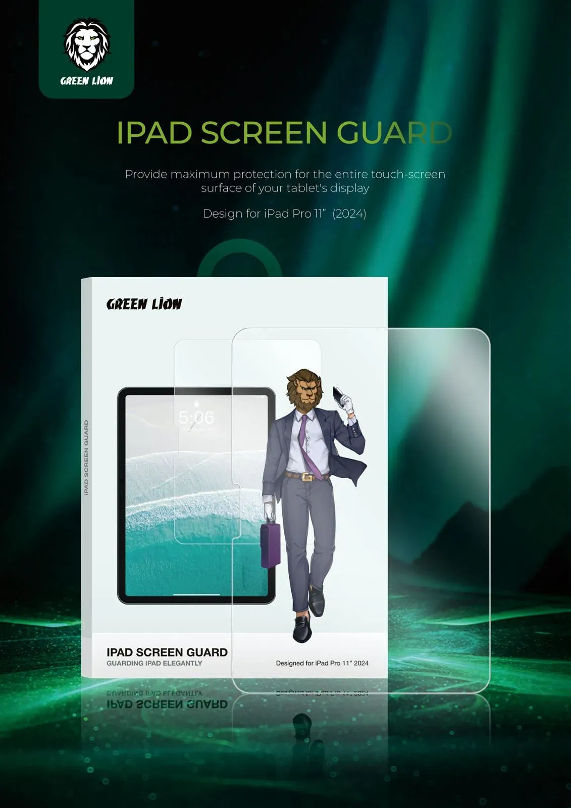 Green Lion Ipad Screen Guard Ipad Pro 11 Clear – image 8
