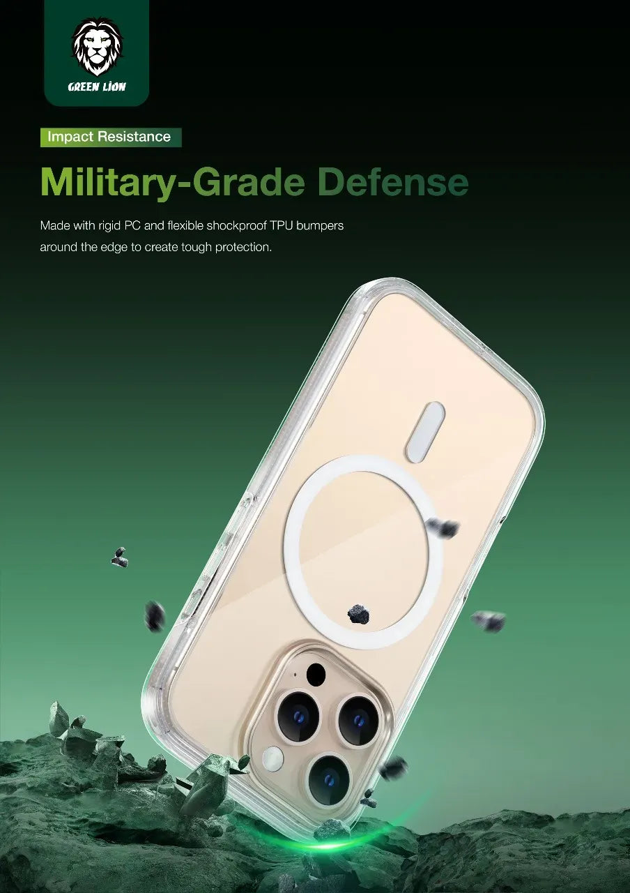 Green Lion Ultra Clear Mag Safe Case – image 6