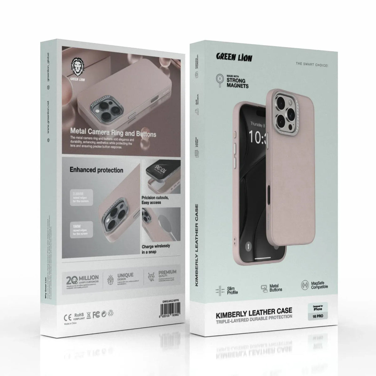 Green Lion Kimberly Leather Case - Pink – image 2