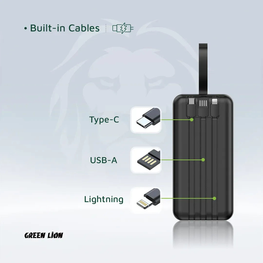 Green Lion Power Tank 50000mAh Power Bank Black – image 7