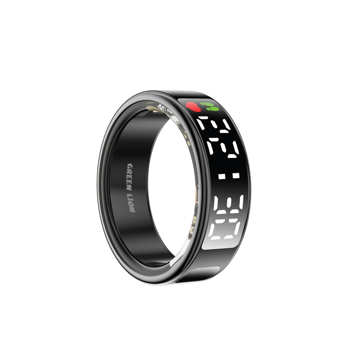 Green Lion Smart Ring Pro With Digital Display - Black – image 2