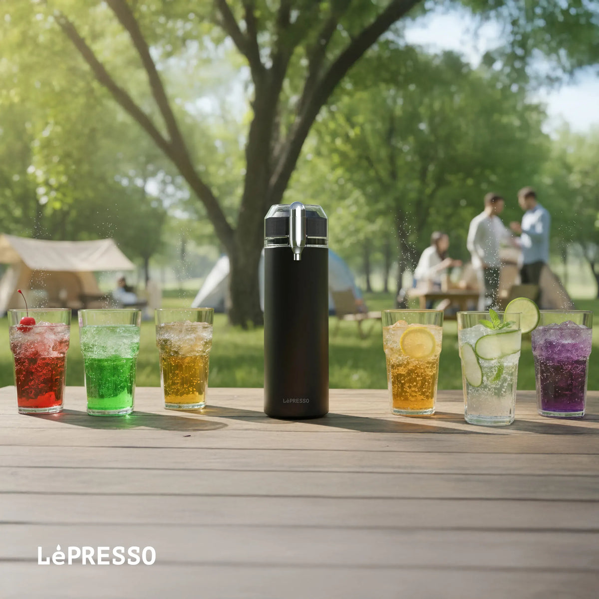 LePresso Sparkling Water Bottle Double Wall Vacuum - White – image 5