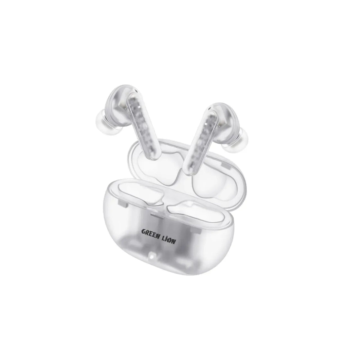 Green Lion Transparent Pro 2 Wireless Earbuds White – image 2
