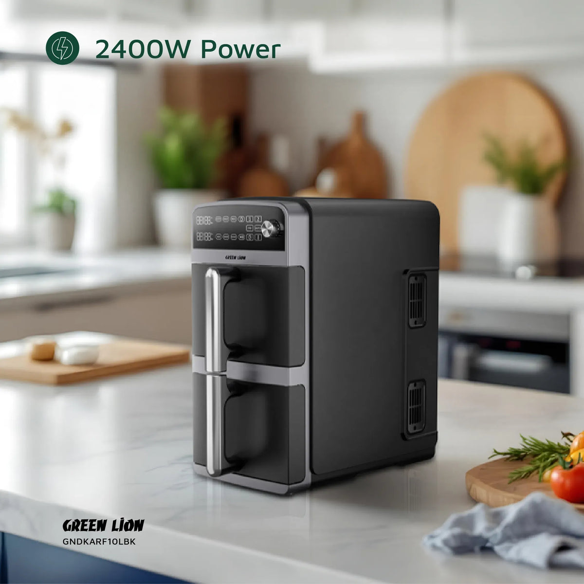 Green Lion Double Decker Air Fryer 10 L - Black – image 17