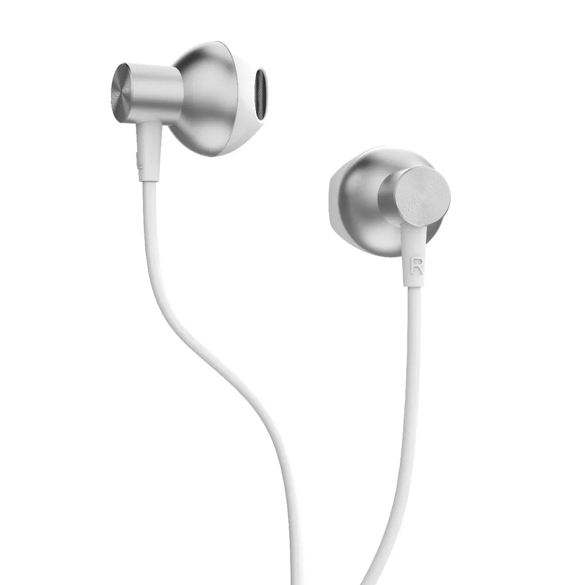 Powerology Type C Stereo Earphones White – image 4
