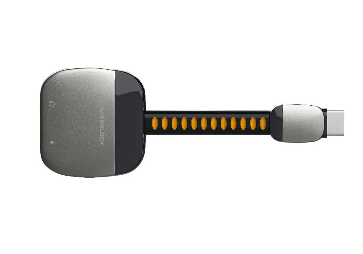 Powerology 2 in 1 Adapter Type C to 3 5mm Aux Gray – image 7