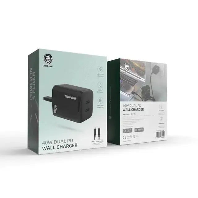 Green Lion 40w Dual PD Wall Charger – image 3