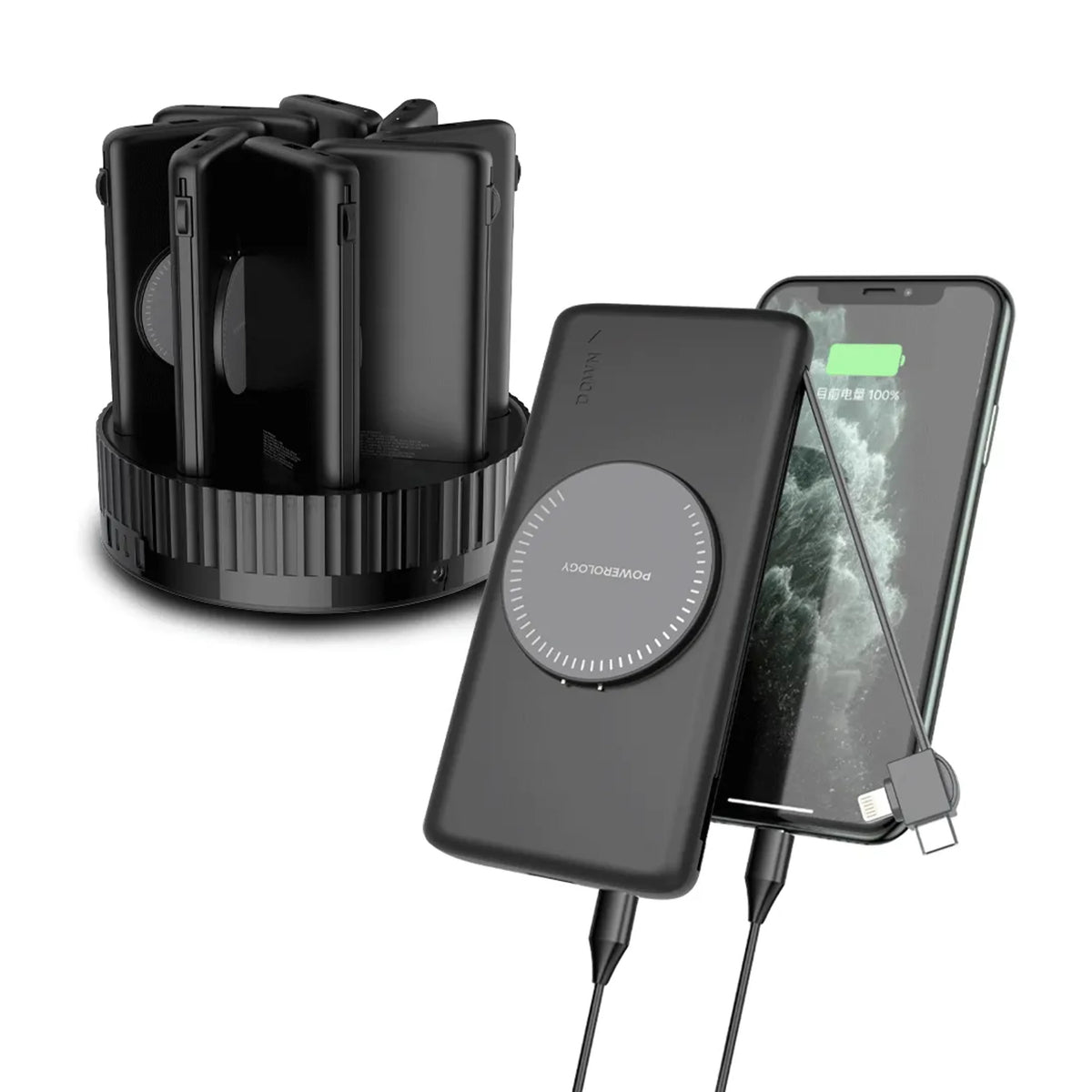 Powerology *810000 m Ah Power Bank Terminal - Black – image 1