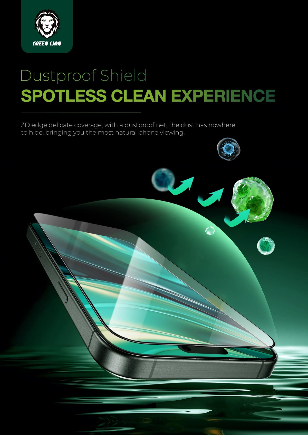 Green Lion Diego Pet HD Screen Protector - Clear – image 8