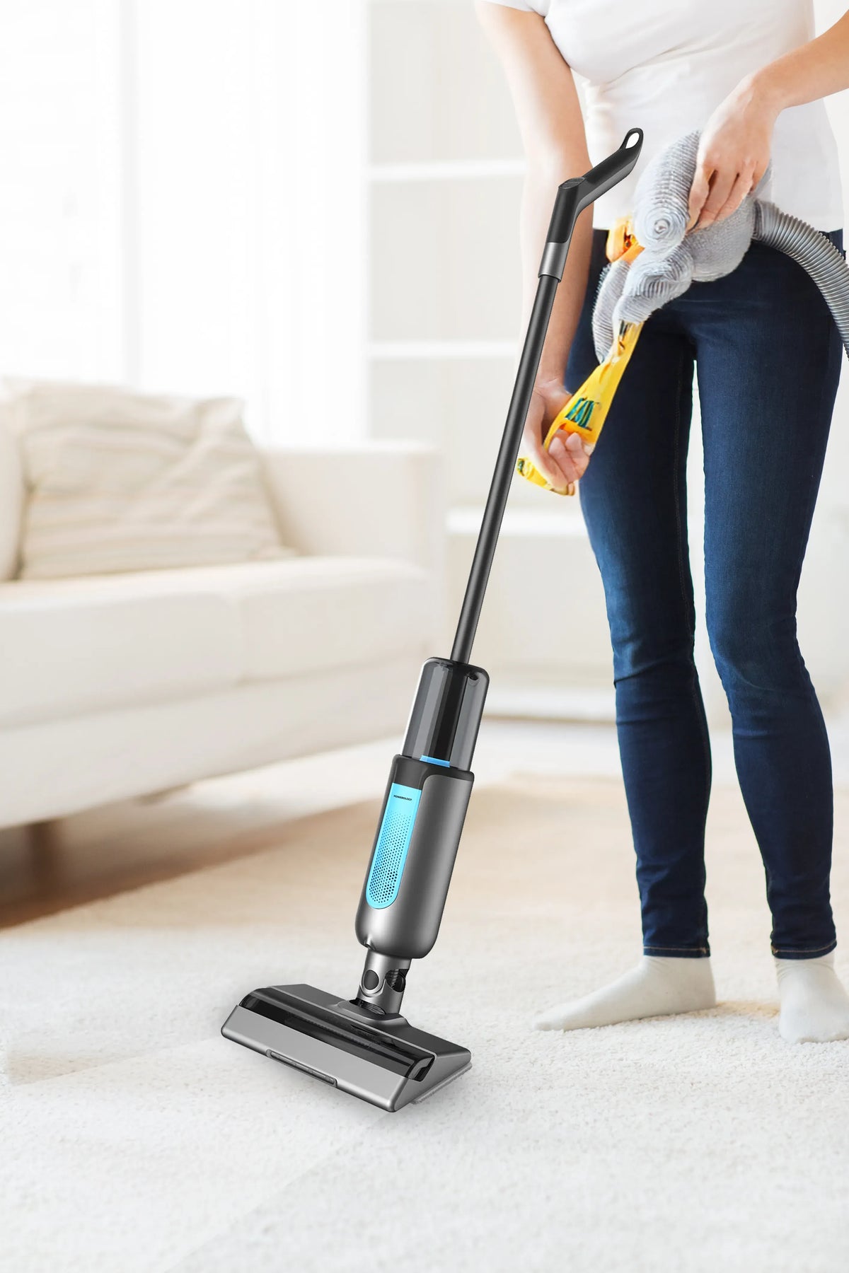 Powerology Dual Design Cordless Vacuum Mop Black – image 5