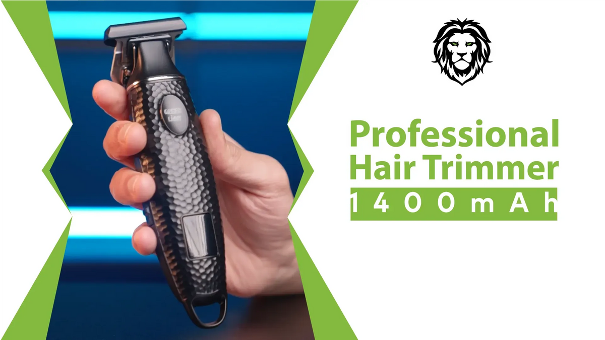 Green Lion Professional Hair Trimmer 1400mAh Black – image 4