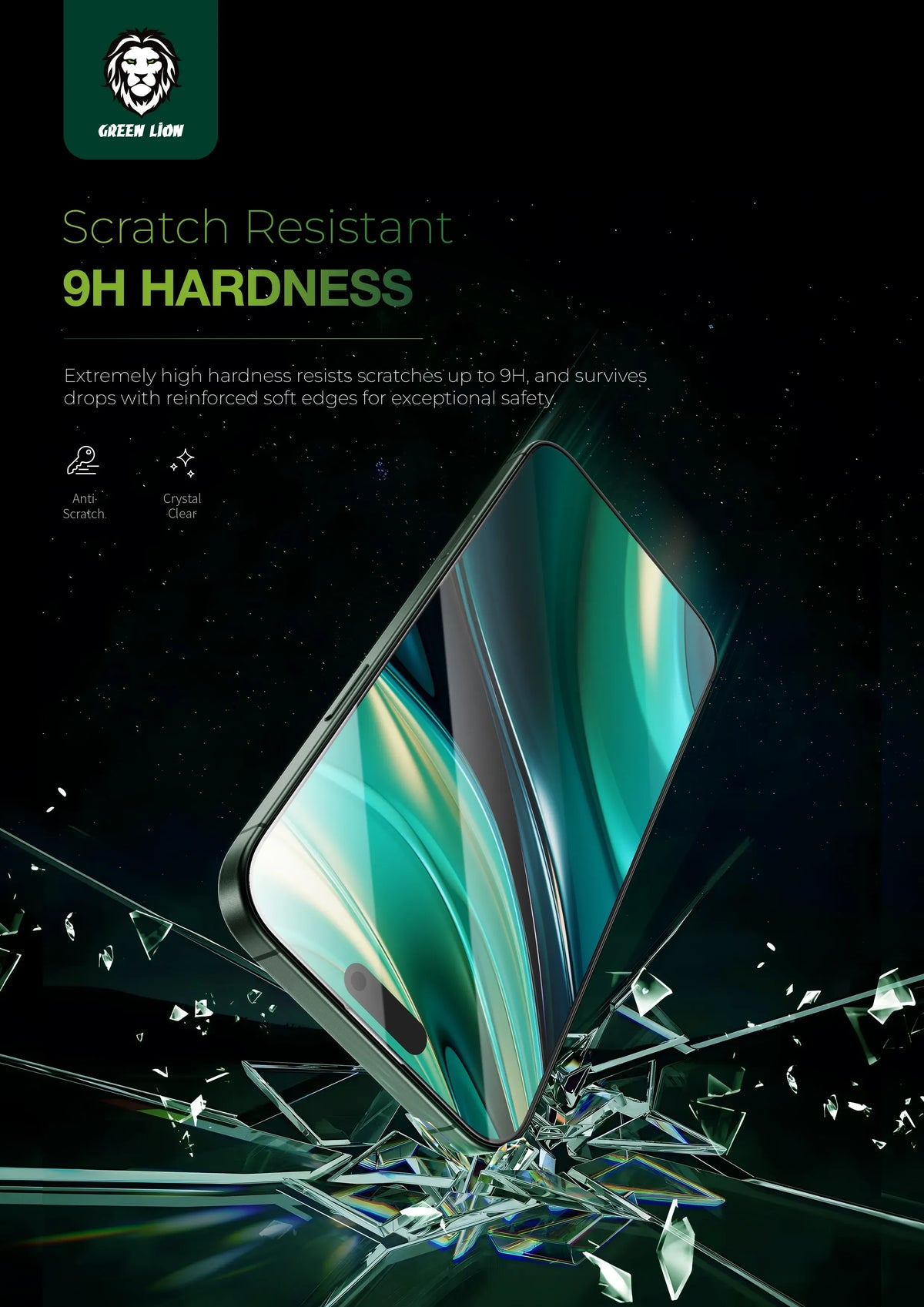 Green Lion Diego Pet HD Screen Protector - Clear – image 7