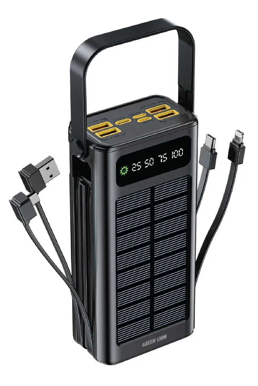 Green Lion Solar X 30000mAh Power Bank PD 20w Black – image 3