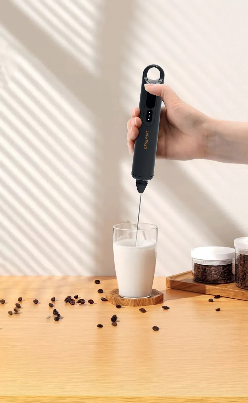 LePresso 3 in 1 Frother Black – image 10