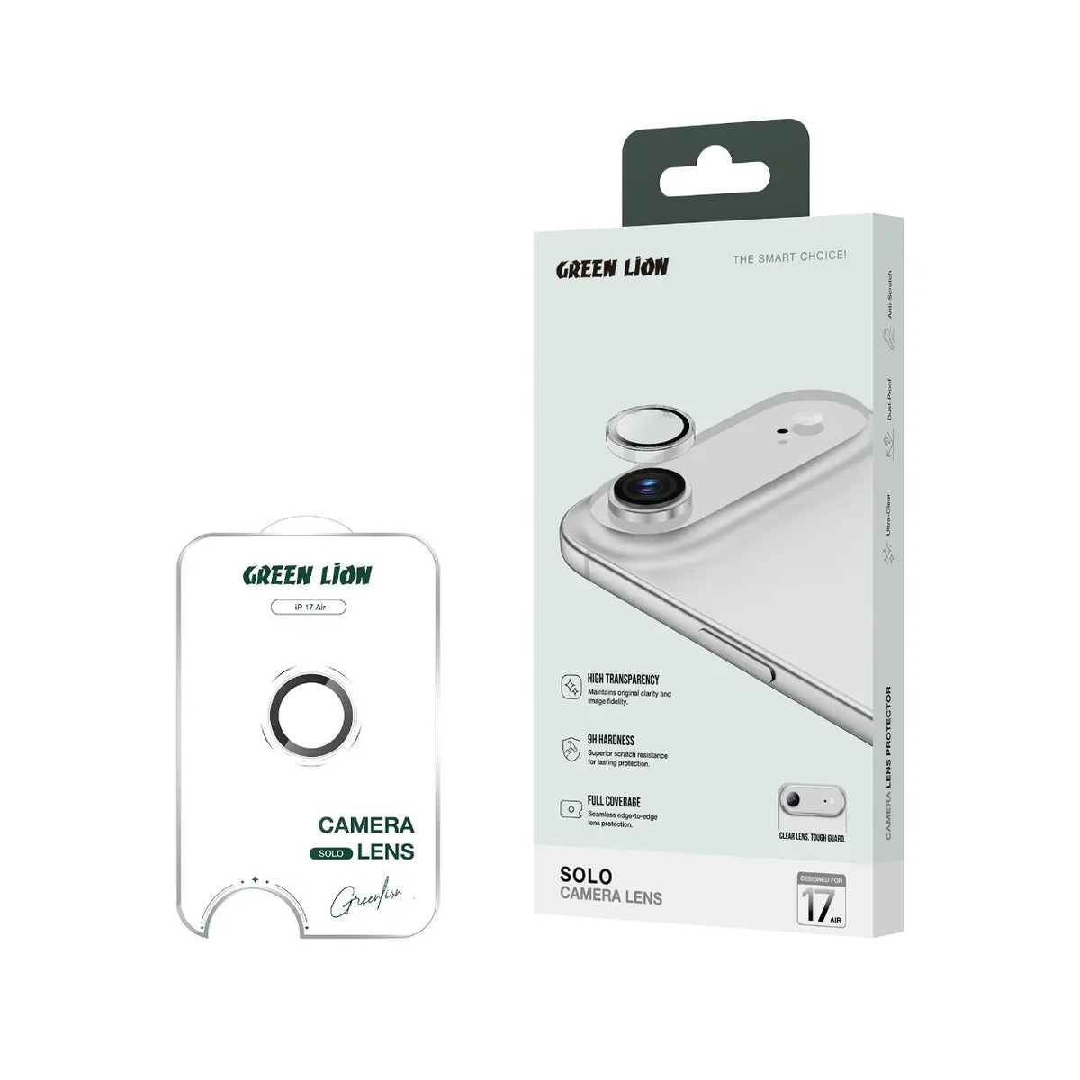 Green Lion Solo Camera Lens for Iphone 17 Air Clear – image 2