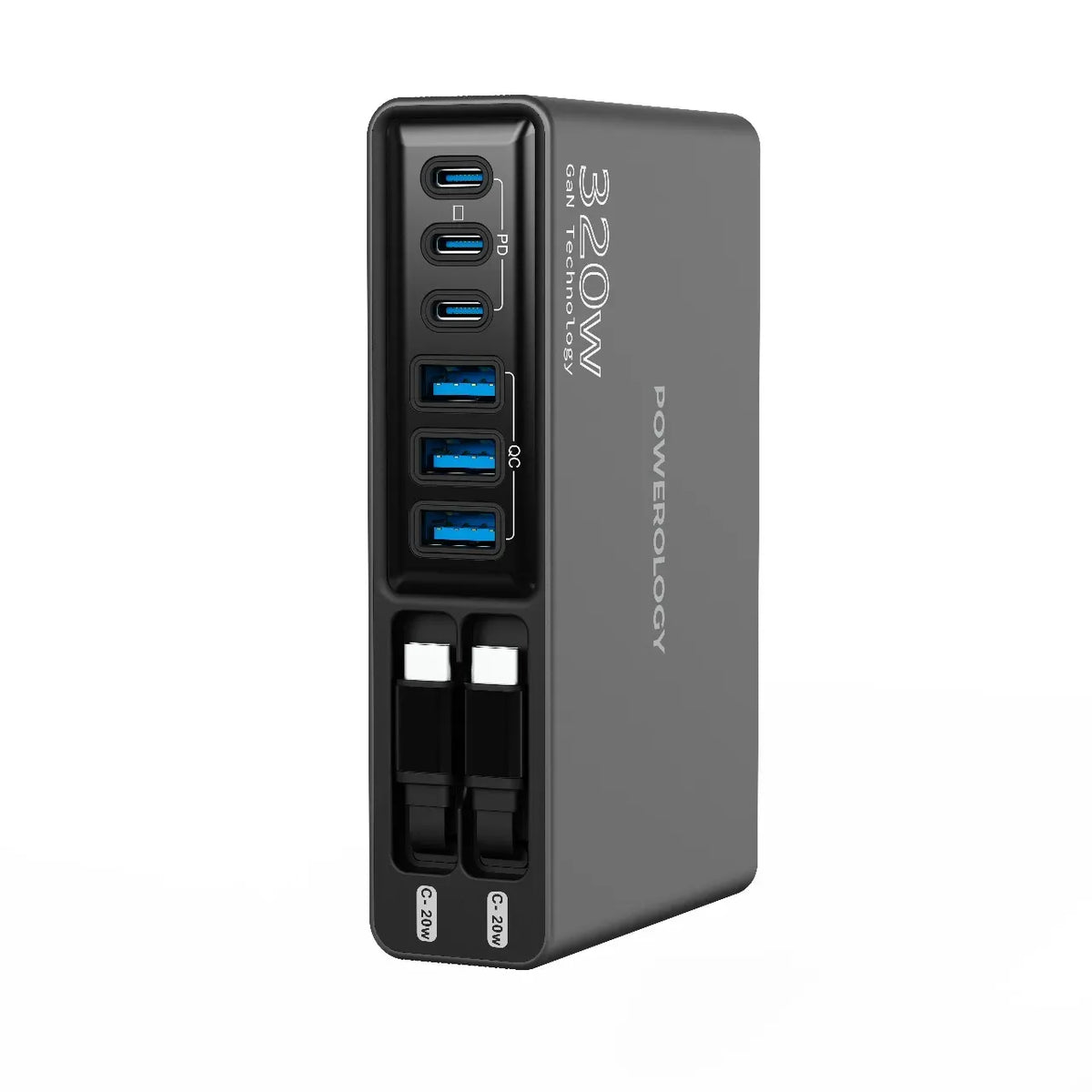 Powerology Univo Charging Station PD 100w Black – image 2
