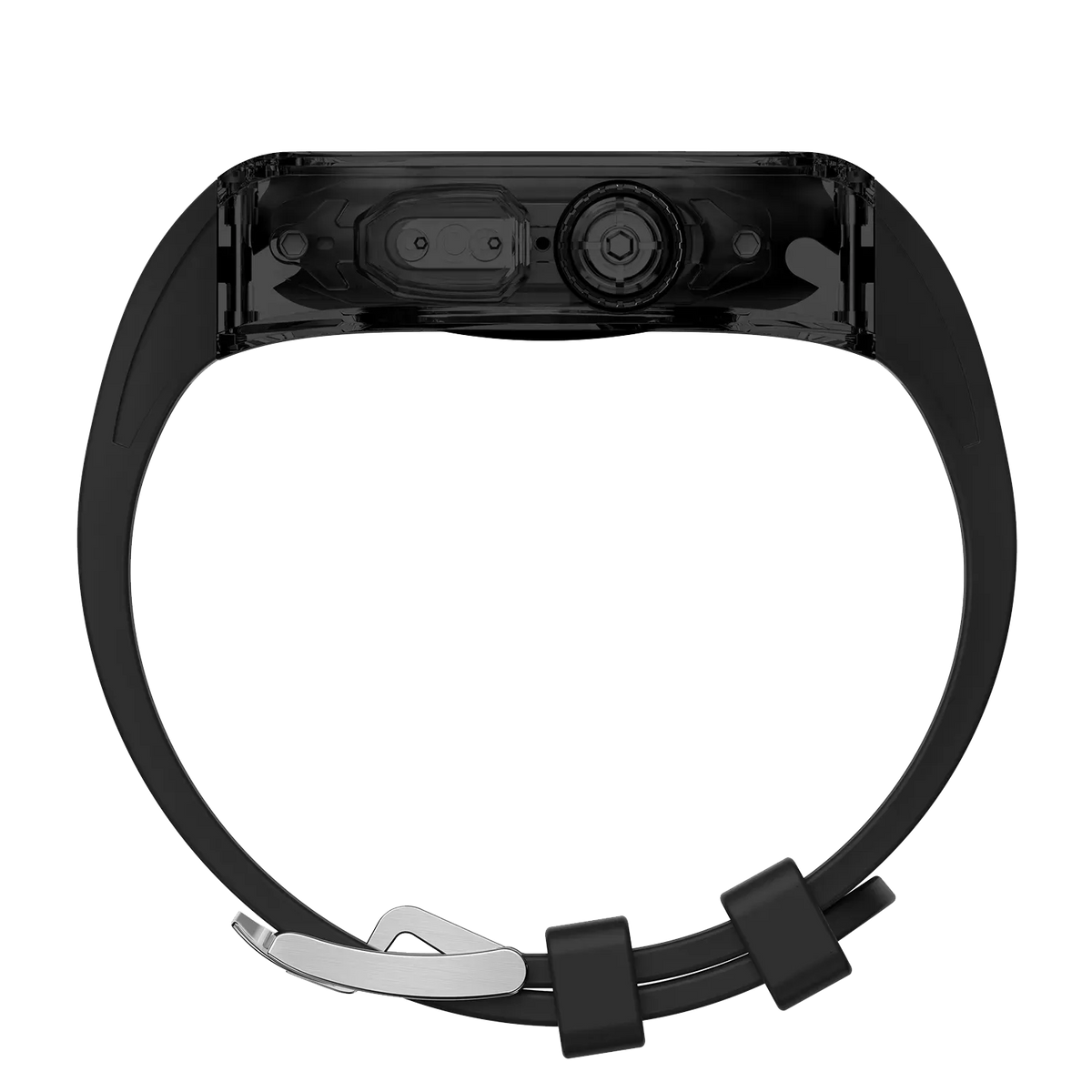 Green Lion La Royal Silicone Strap Case - Transparent Black/Black – image 5