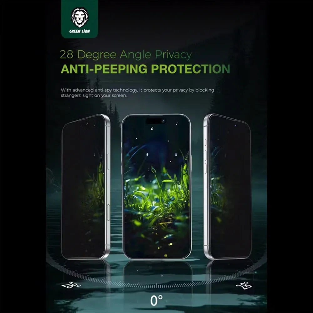 Green Lion 3 DSilicone Plus Screen Protector - Black Edge/Privacy – image 6