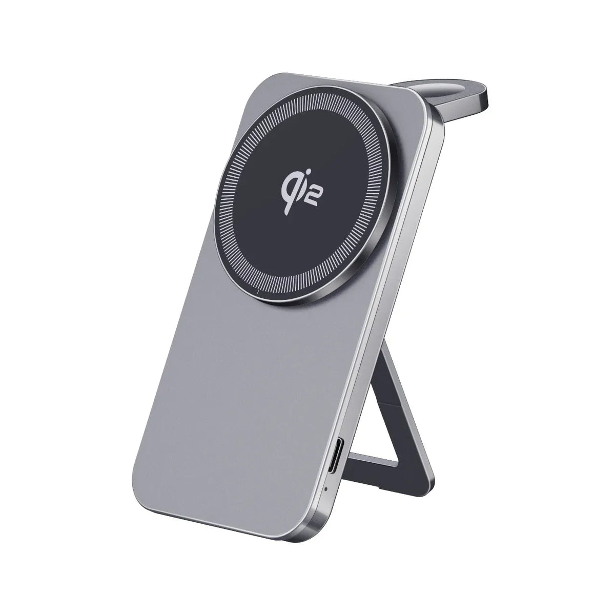 Green Lion Magstand Duo Wireless Charger with Kickstand 15w Gray – image 8