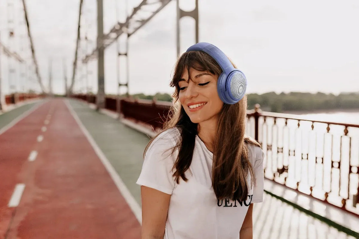 Green Lion SOUNDFLEX 2-in-1 Headphonesand Speaker - Blue