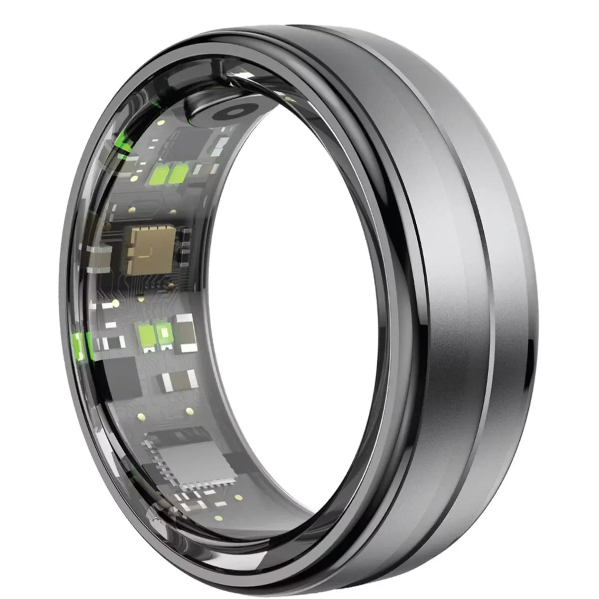 Green Lion Smart Health Tracker Ring - Black