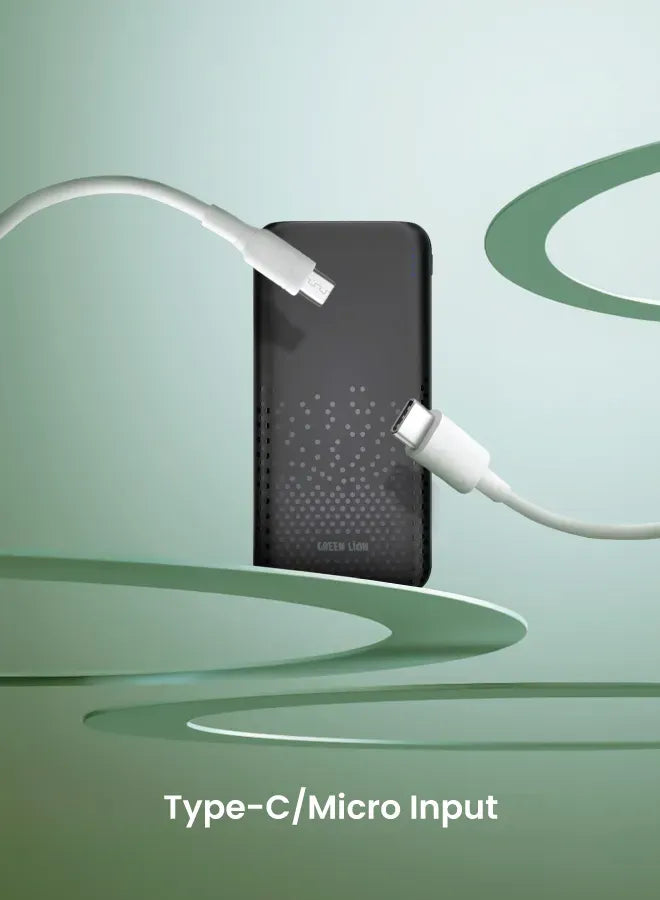 Green Lion Rome Ultra Slim Power Bank 10000mAh Black – image 9