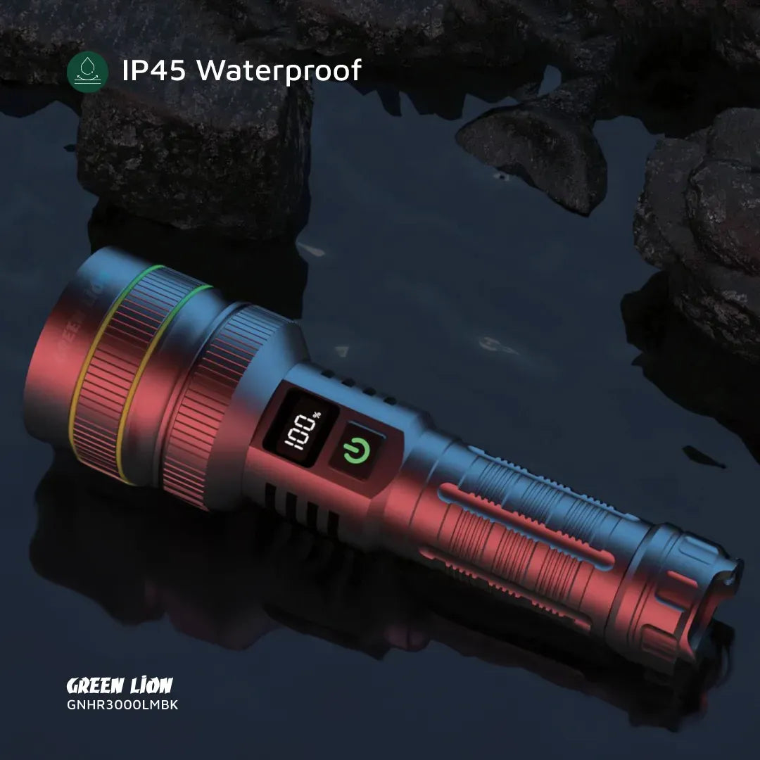 Green Lion Hyper Ray Pro LED Torch Black – image 11