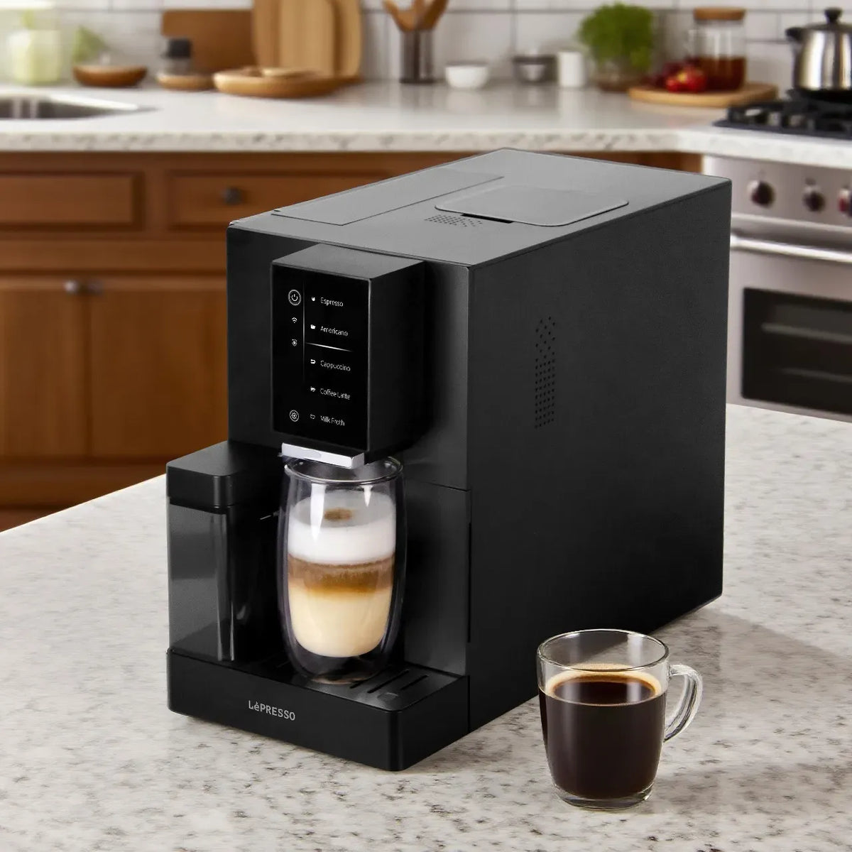 Lepresso Automatic Coffee Machine with Mobile App - Black – image 2