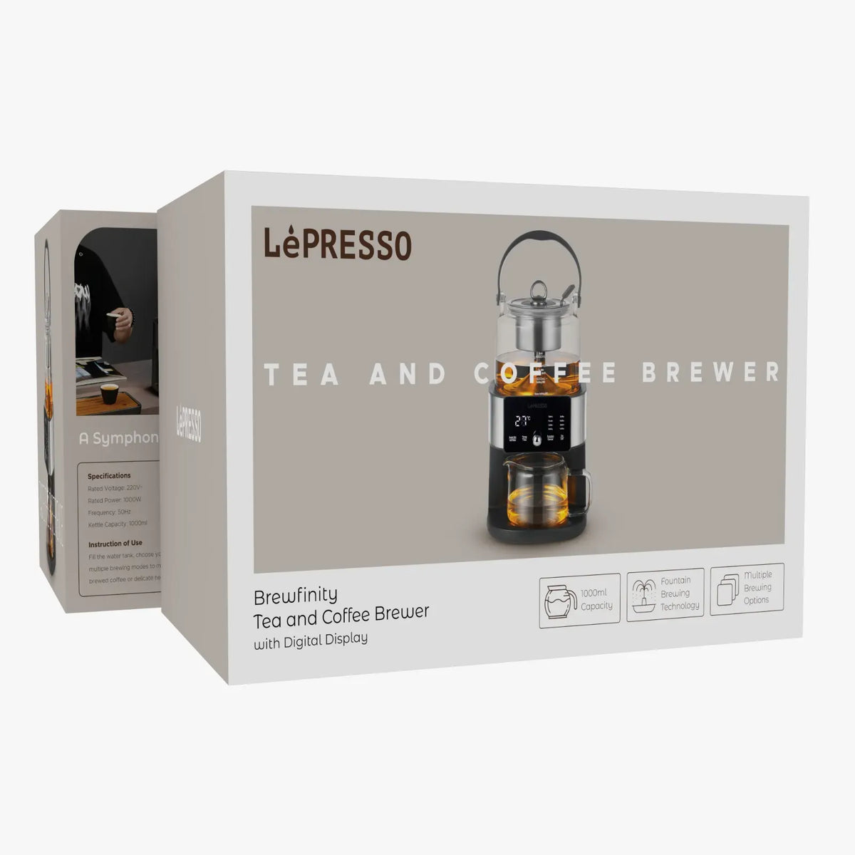 LePresso Brewfinity Tea and Coffee Brewer with Digital Display Black – image 6