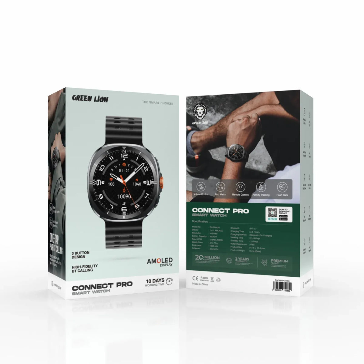 Green Lion Connect Pro Smart Watch - Black – image 2