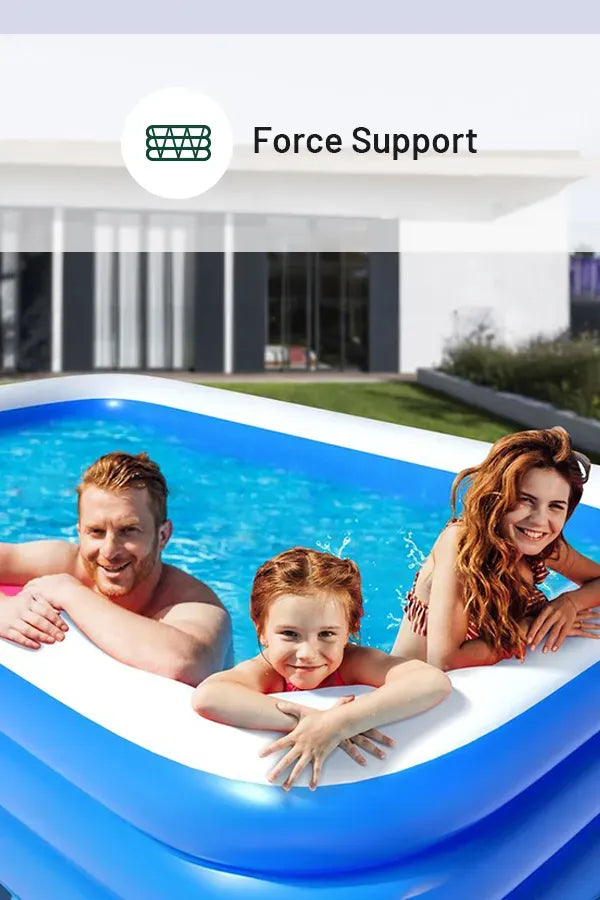 Green Lion Inflatable Swimming Pool - Blue – image 3