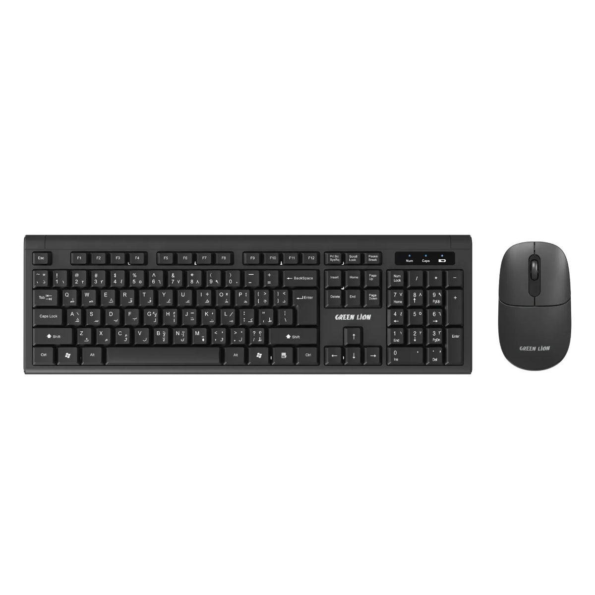 Green Lion Gkm 200 Wireless Combo Keyboard and Mouse Black – image 5